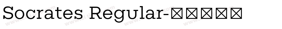 Socrates Regular字体转换
